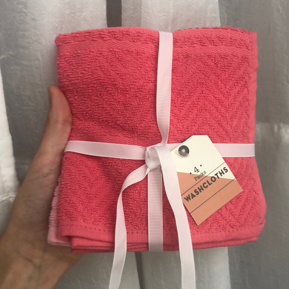 4 pack Target washcloths